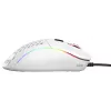 Glorious Gaming Glorious Model D Minus - matná biela, pravá ruka, optická, USB Type-A, 3200 DPI, 1 ms, biela