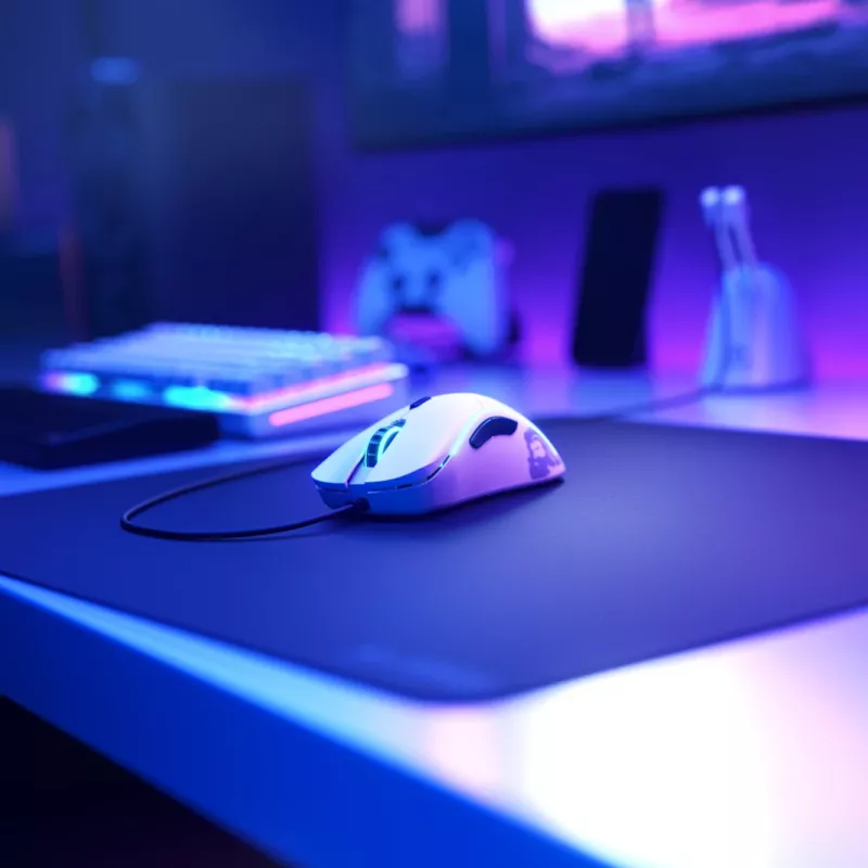 Glorious Gaming Glorious Model D Minus - matná biela, pravá ruka, optická, USB Type-A, 3200 DPI, 1 ms, biela