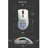 Glorious Gaming Glorious Model D Minus - matná biela, pravá ruka, optická, USB Type-A, 3200 DPI, 1 ms, biela