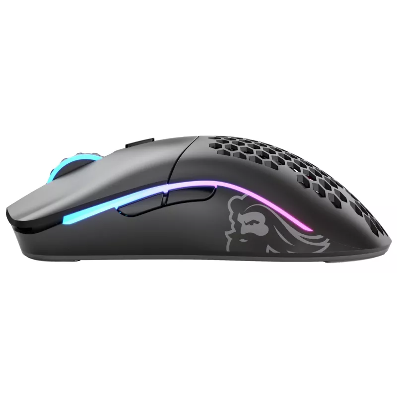 Glorious Gaming Glorious Model O Wireless - matná čierna, pravá ruka, optická, RF bezdrôtová, 19000 DPI, 1 ms, čierna