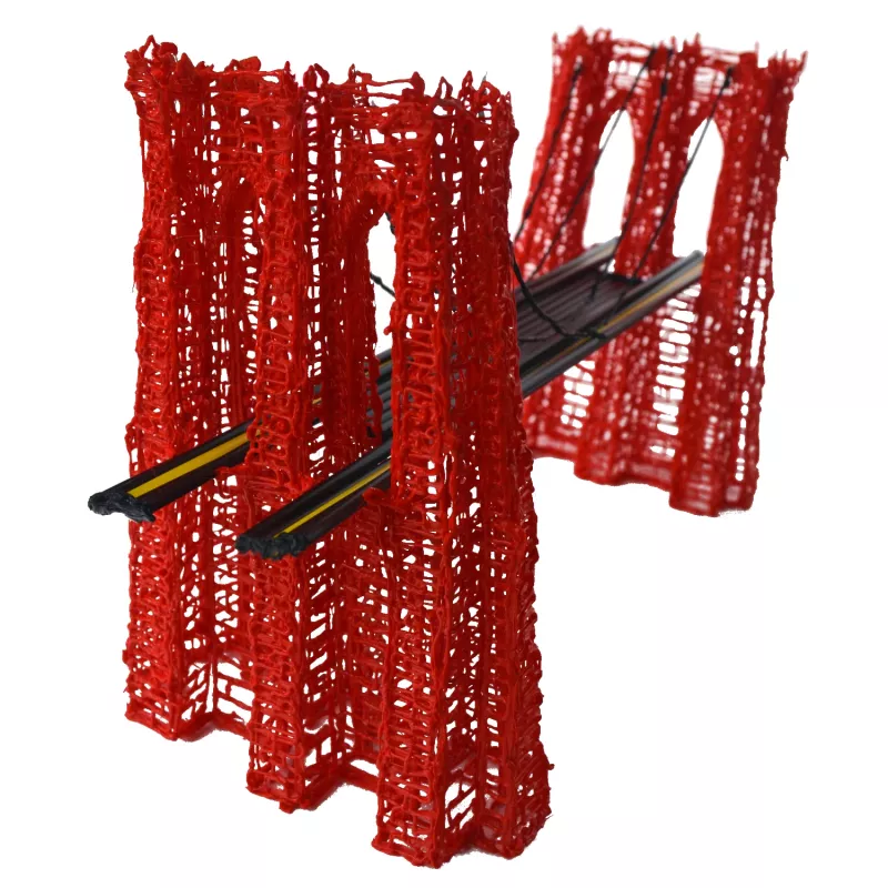 3Doodler plastový 3D tlačový materiál FLX04-RED 3 mm červená