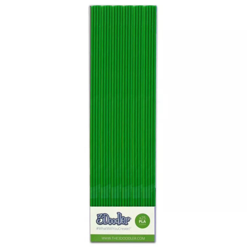 3D tlačový materiál 3Doodler PL03-GRAS kyselina polymliečna PLA zelená 2 g