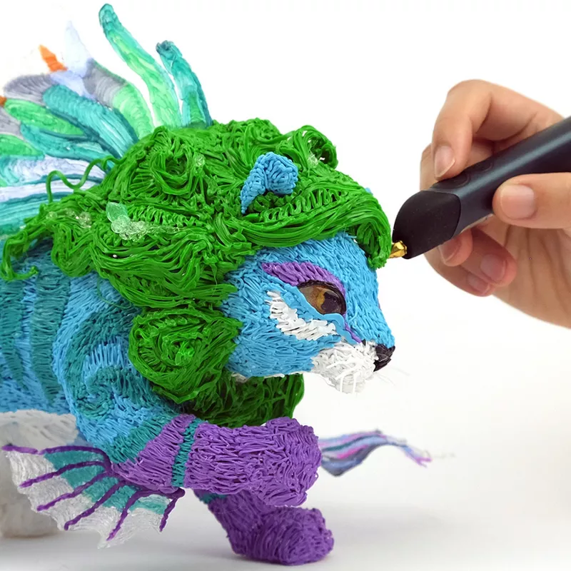 3D tlačový materiál 3Doodler PL03-GRAS kyselina polymliečna PLA zelená 2 g