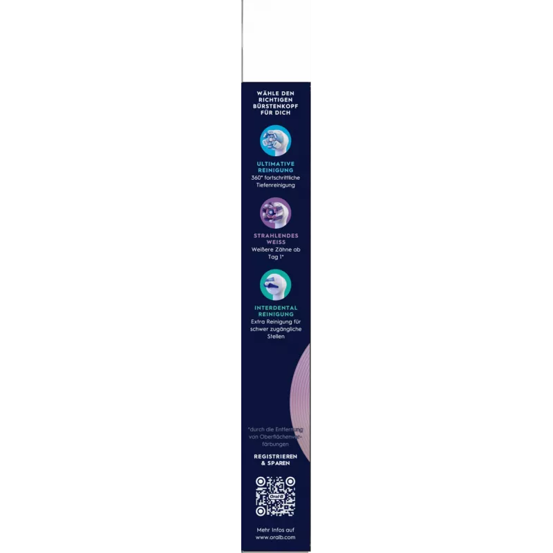 Oral-B hlavica zubnej kefky 6 ks biela