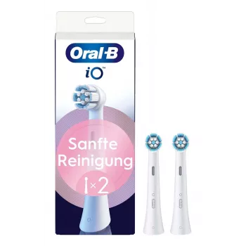Nasadzovacie hlavice pre elektrickú zubnú kefku Oral-B iO Gentle Cleaning biela, balenie 2 ks