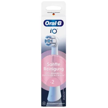Nasadzovacie hlavice pre elektrickú zubnú kefku Oral-B iO Gentle Cleaning biela, balenie 2 ks