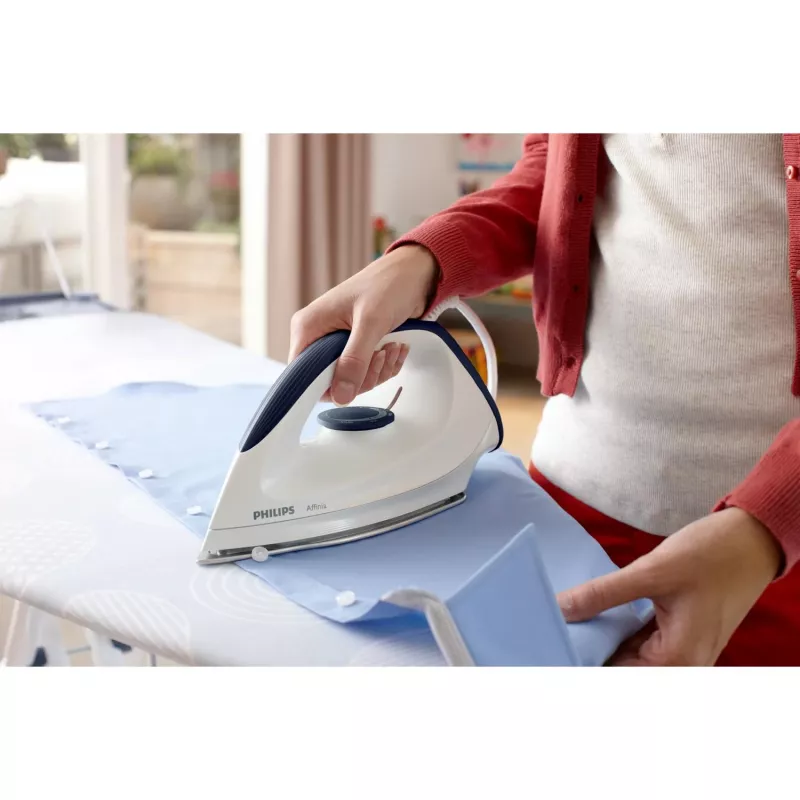 Philips GC160/02 suchá žehlička, suchá žehlička, DynaGlide žehliaca plocha, 1,8 m, biela, 1200 W