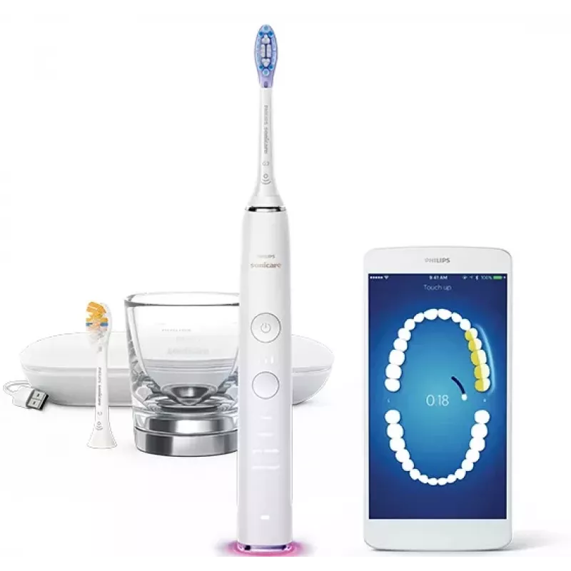 Philips Sonicare DiamondClean Smart DiamondClean Smart HX9917/88 elektrická sonická zubná kefka s 2 príslušenstvami a aplikáciou
