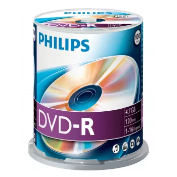 DVD-R Philips DM4S6B00F/00 4,7 GB 100 ks