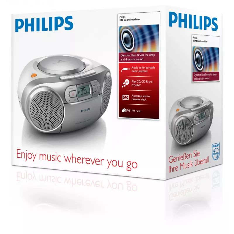 Prenosný CD prehrávač Philips AZ127/12