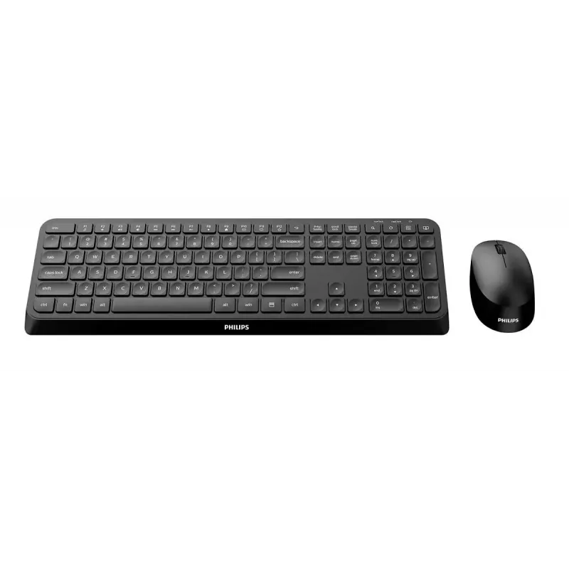 Philips 3000 series SPT6307B/31 klávesnica myš súčasťou univerzálna RF bezdrôtová QWERTY anglická čierna
