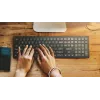 Philips 4000 series SPT6407B/31 klávesnica myš súčasťou univerzálna RF bezdrôtová + Bluetooth QWERTY nemecká čierna