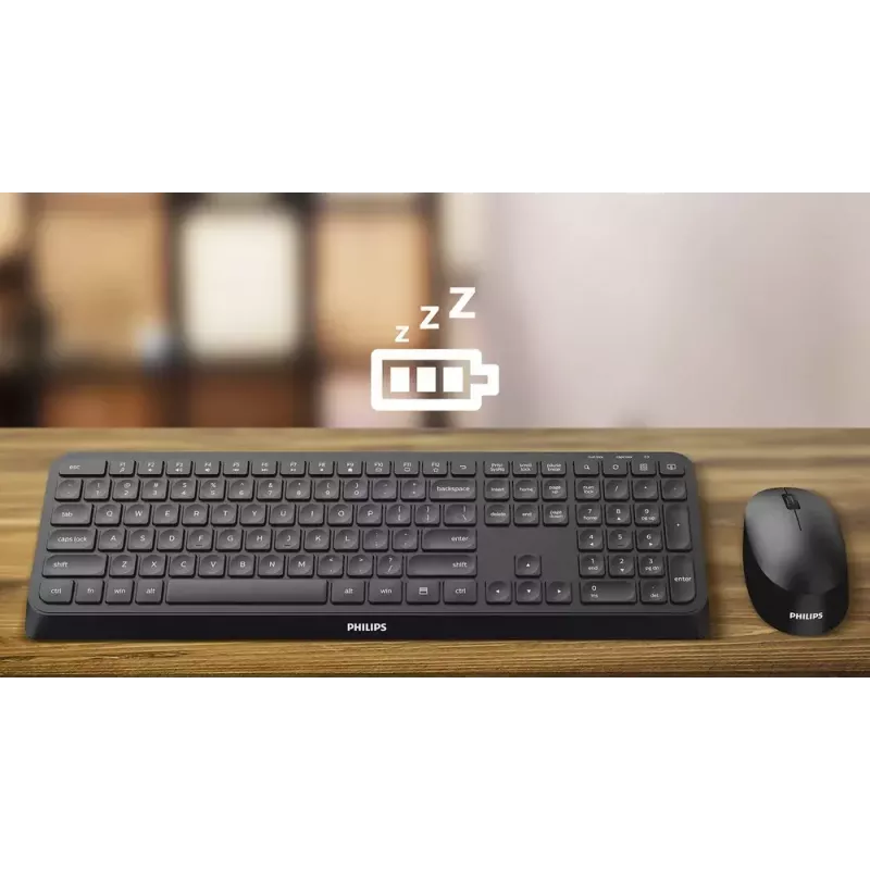 Philips 6000 series SPT6607B/31 klávesnica myš súčasťou univerzálna RF bezdrôtová + Bluetooth čierna