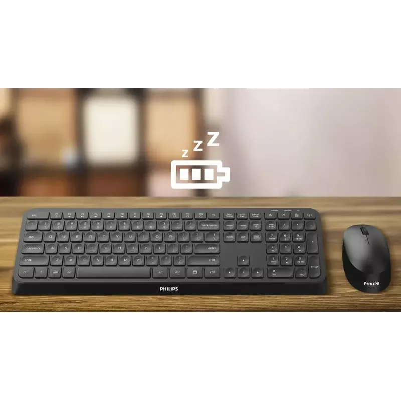 Philips SPK7307W/00 kancelárska myš obojručná RF bezdrôtová optická 1600 DPI biela