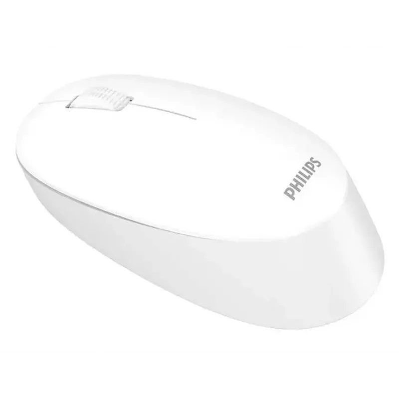 Bezdrôtová obojručná optická myš Philips SPK7307WL/00 — RF bezdrôtová, 1600 DPI, 3 tlačidlá, biela