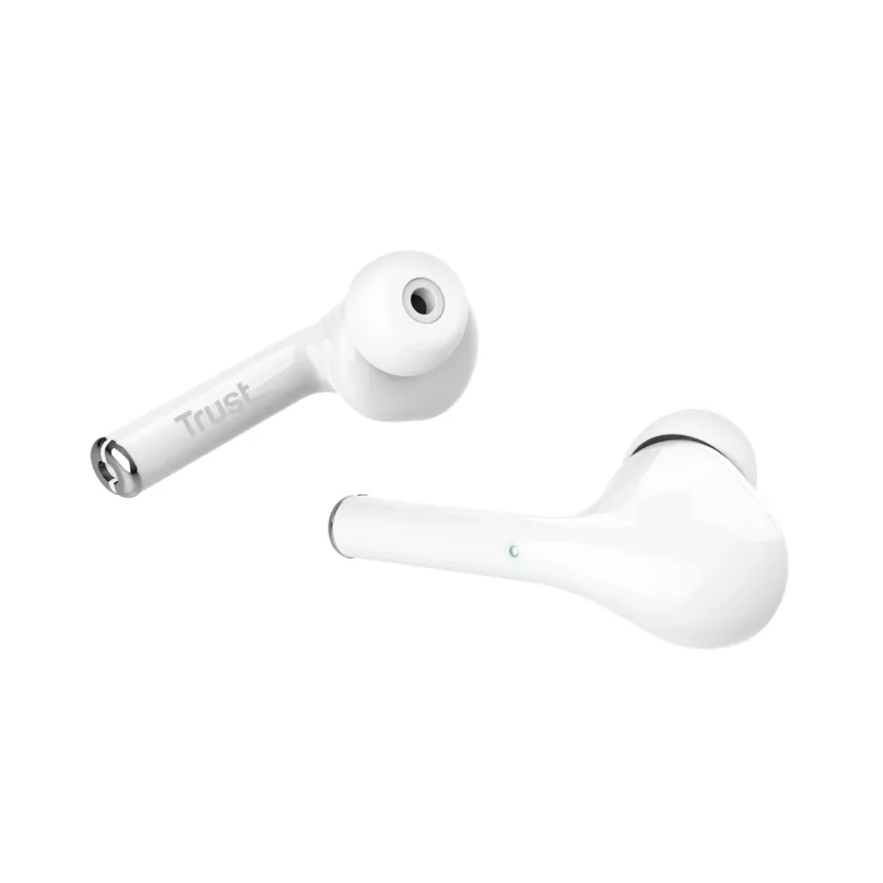 Trust Nika headset True Wireless Stereo (TWS) in-ear hovory/hudba biely