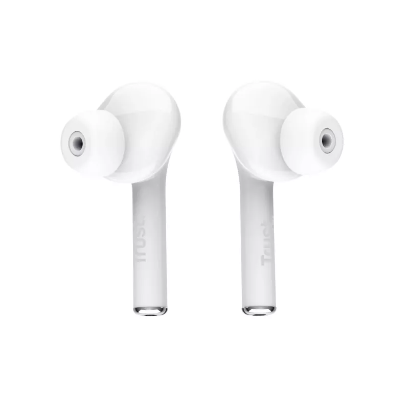 Trust Nika headset True Wireless Stereo (TWS) in-ear hovory/hudba biely