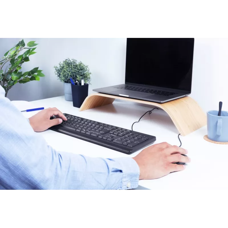 Trust Primo klávesnica myš súčasťou univerzálna USB AZERTY belgická čierna