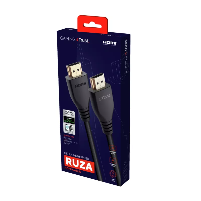 Trust GXT 731 Ruza HDMI kábel 1,8 m HDMI Type-A (štandard)