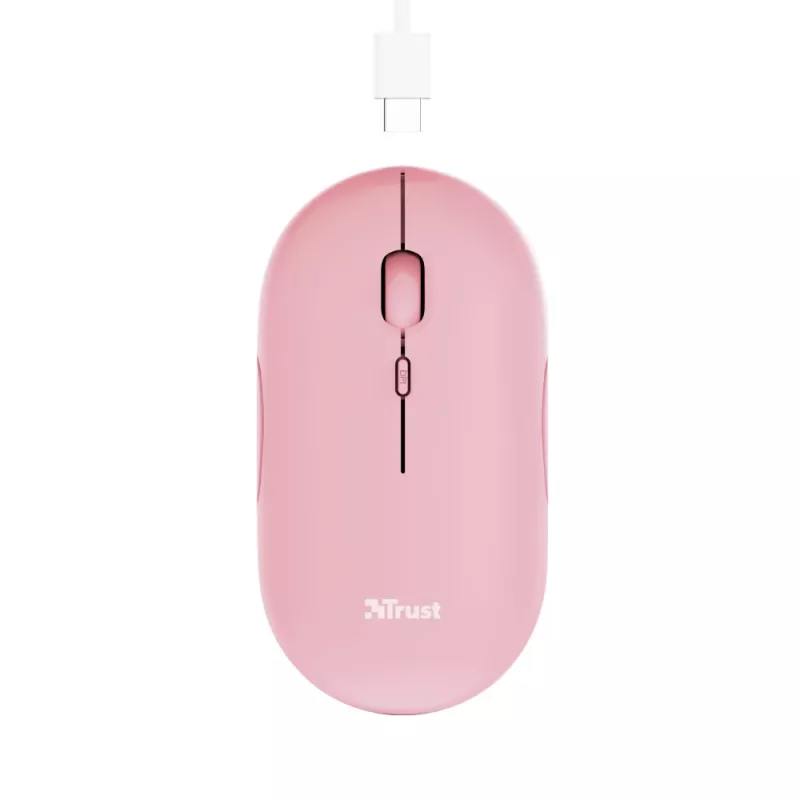Trust Puck myš kancelárska obojručná RF bezdrôtová + Bluetooth optická 1600 DPI