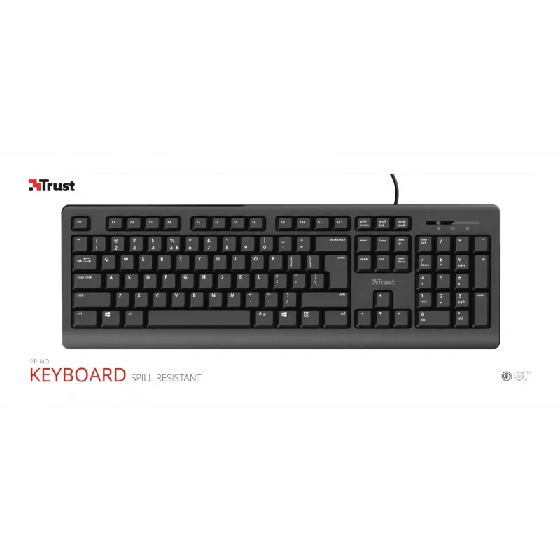 Trust Primo USB klávesnica, QWERTY, holandská (24145)