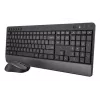 Trust TKM-450 Comfort Wireless súprava klávesnica-myš, Full-Size (100%), bezdrôtová, RF bezdrôtová, QWERTY, čierna, myš súčasťou