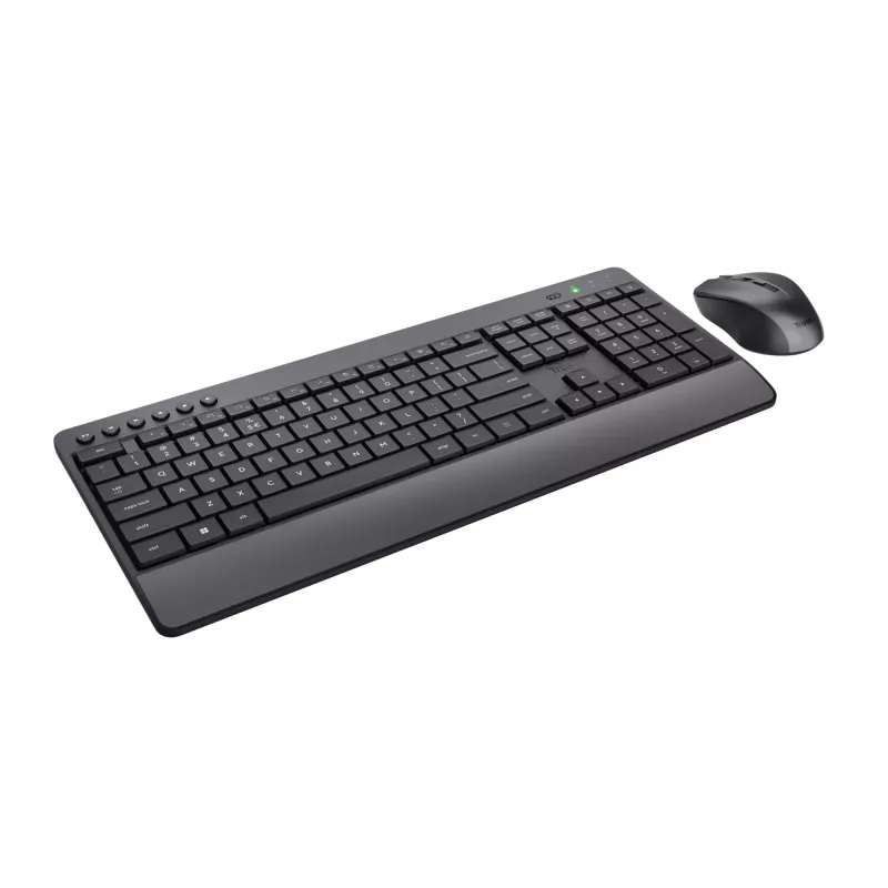 Trust Trezo klávesnica myš súčasťou kancelária RF bezdrôtová AZERTY belgická čierna