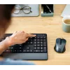 Trust Trezo klávesnica myš súčasťou kancelária RF bezdrôtová AZERTY belgická čierna