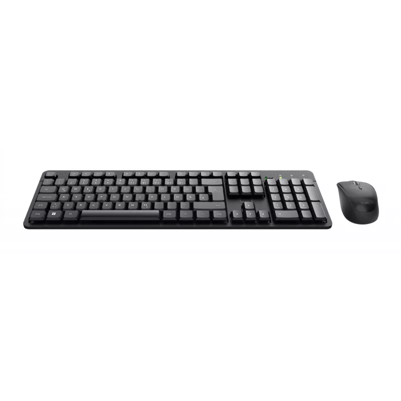 Trust TKM-360 klávesnica myš súčasťou kancelária RF bezdrôtová QWERTY US English čierna