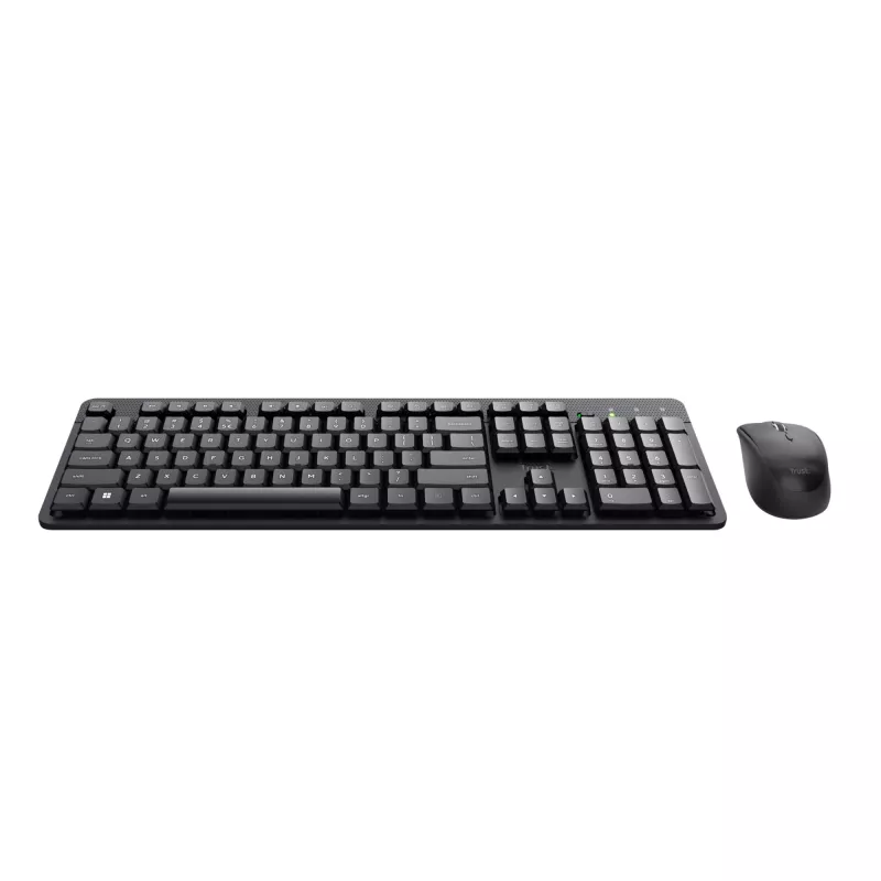 Trust Ody II klávesnica myš súčasťou kancelária RF bezdrôtová AZERTY belgická čierna