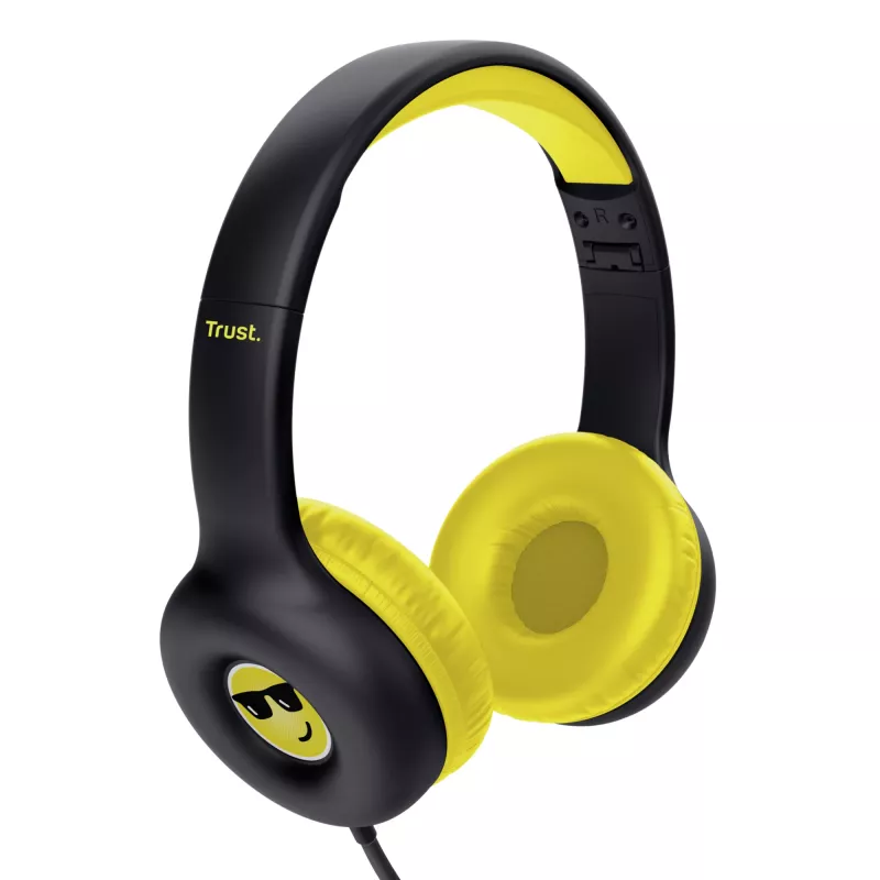 Trust Nouna Headset káblový s hlavovým mostom hovory/hudba čierna, žltá