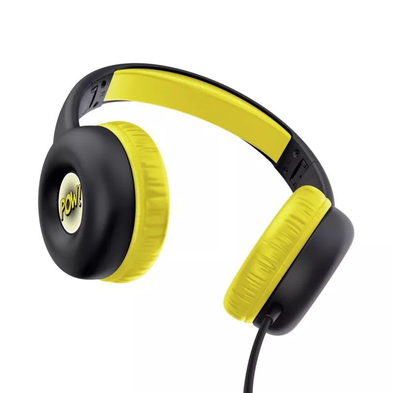 Trust Nouna Headset káblový s hlavovým mostom hovory/hudba čierna, žltá