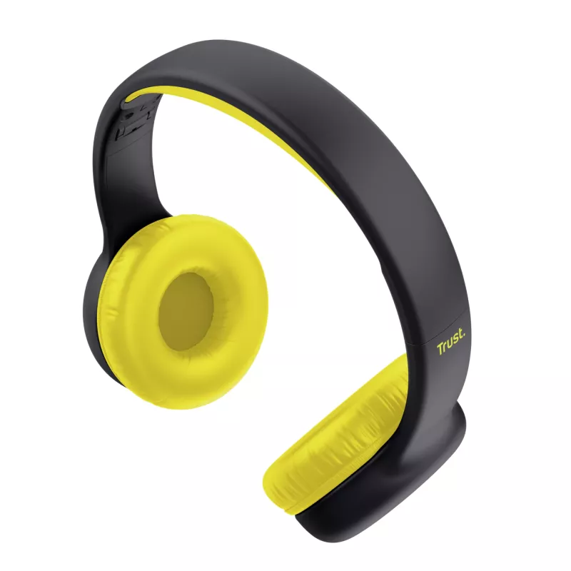 Trust Nouna Headset káblový s hlavovým mostom hovory/hudba čierna, žltá