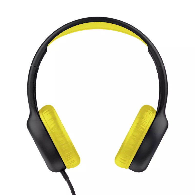 Trust Nouna Headset káblový s hlavovým mostom hovory/hudba čierna, žltá
