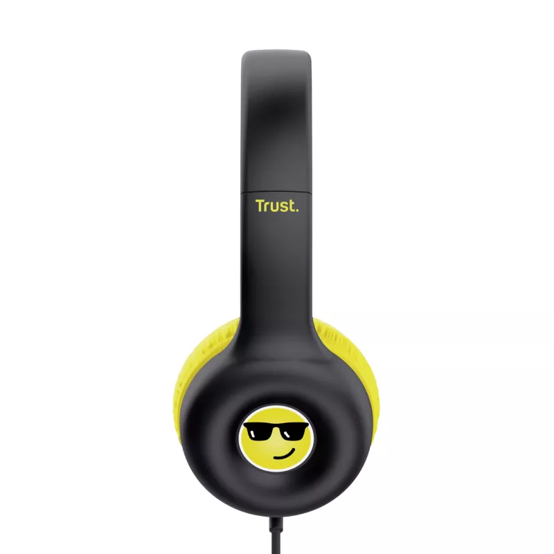 Trust Nouna Headset káblový s hlavovým mostom hovory/hudba čierna, žltá