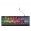 Trust GXT 792 Quadrox klávesnica myš v balení gaming USB QWERTY belgická čierna