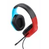 Trust GXT 416S Zirox Headset káblový s hlavovým mostom gaming čierna, tyrkysová, červená