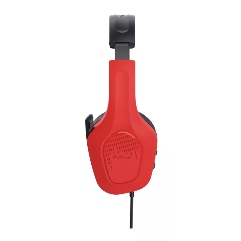 Trust GXT 416S Zirox Headset káblový s hlavovým mostom gaming čierna, tyrkysová, červená