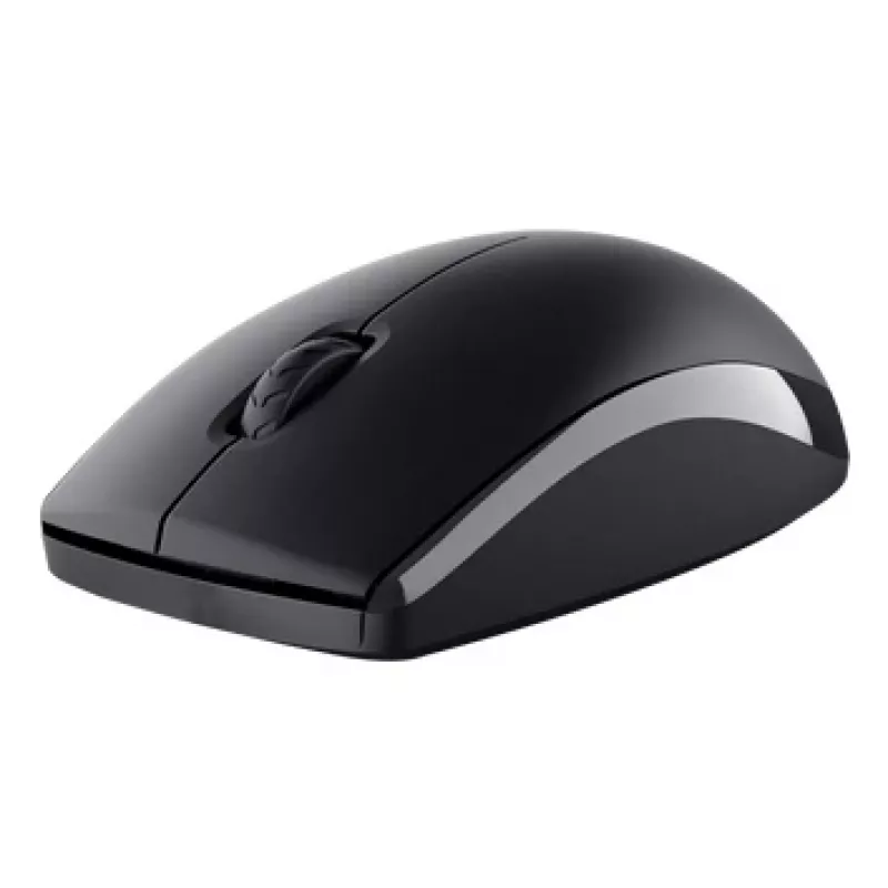 Bezdrôtová klávesnica a myš set TRUST Primo – full-size QWERTY membránová klávesnica, RF wireless, čierna, vrátane myši
