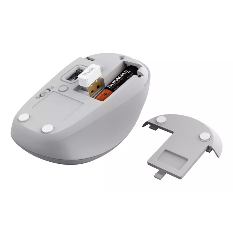 Trust Yvi+ myš univerzálna obojručná RF wireless + Bluetooth optická 1600 DPI