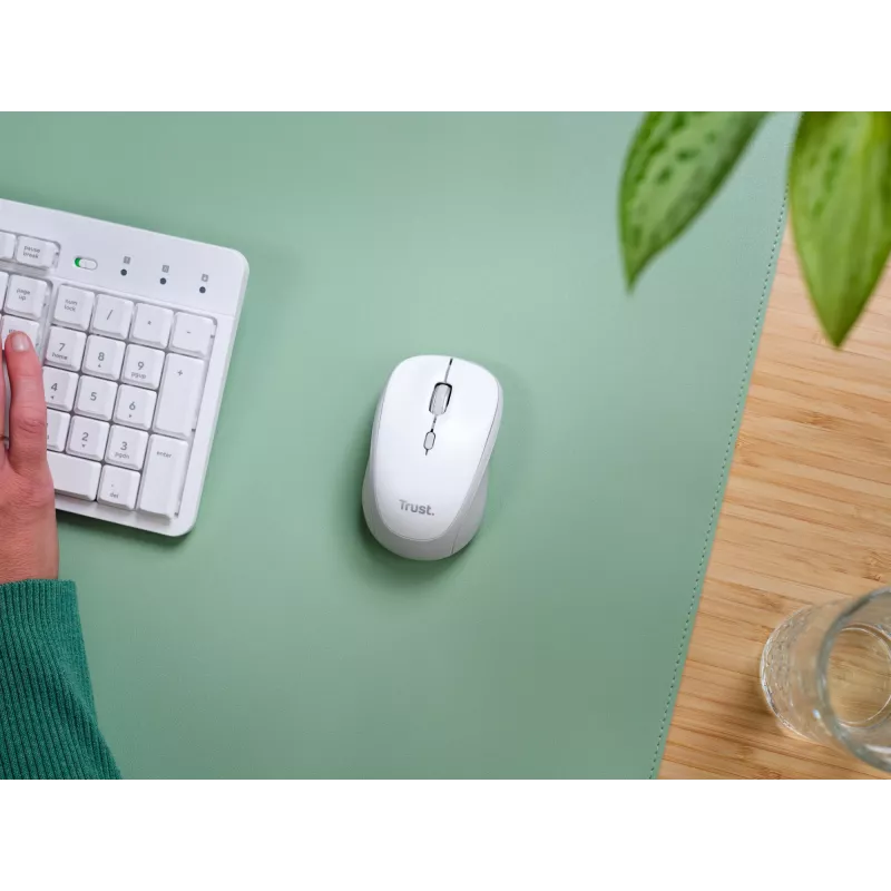 Trust Yvi+ myš univerzálna obojručná RF wireless + Bluetooth optická 1600 DPI