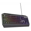 Trust GXT 836 Evocx klávesnica gaming USB AZERTY belgická čierna