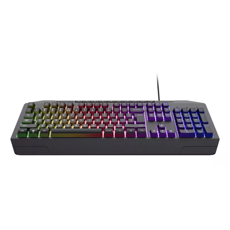 Trust GXT 836 Evocx klávesnica gaming USB AZERTY belgická čierna