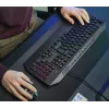 Trust GXT 836 Evocx klávesnica gaming USB AZERTY belgická čierna