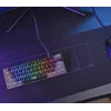 Trust GXT 867 Acira klávesnica gaming USB AZERTY belgická čierna, sivá