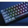 Trust GXT 867 Acira klávesnica gaming USB AZERTY belgická čierna, sivá