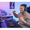 Trust GXT 867 Acira klávesnica gaming USB AZERTY belgická čierna, sivá