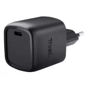 Nabíjačka Trust Maxo 30W USB-C GaN nabíjačka interiérová rýchlonabíjanie čierna