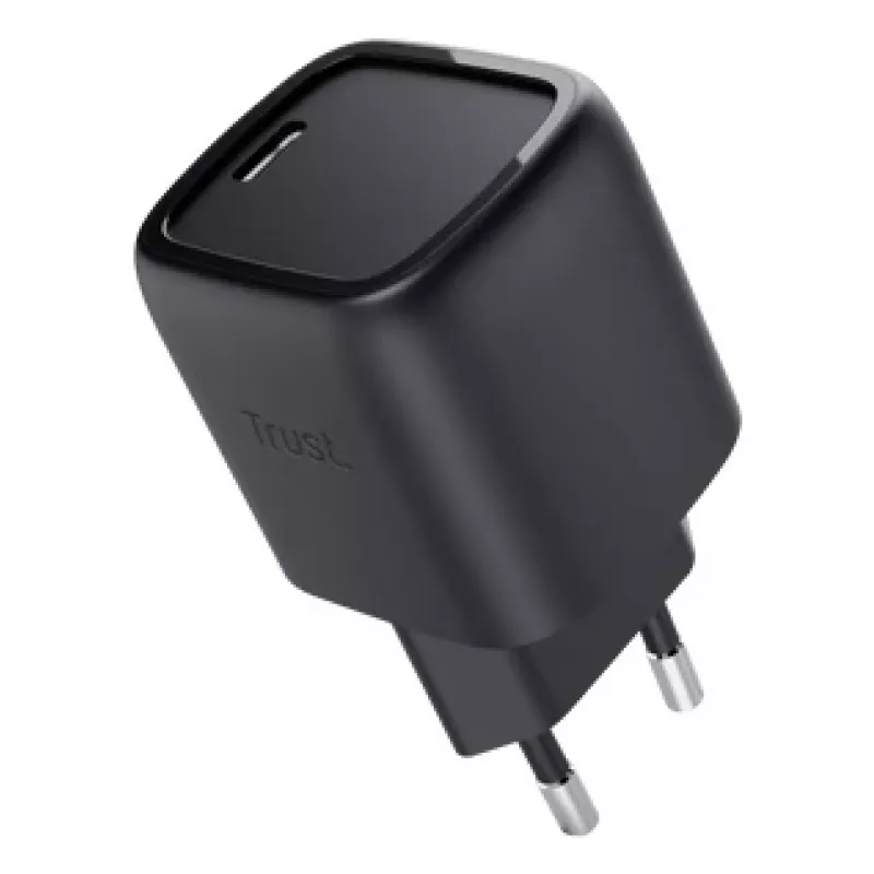 Nabíjačka Trust Maxo 30W USB-C GaN nabíjačka interiérová rýchlonabíjanie čierna