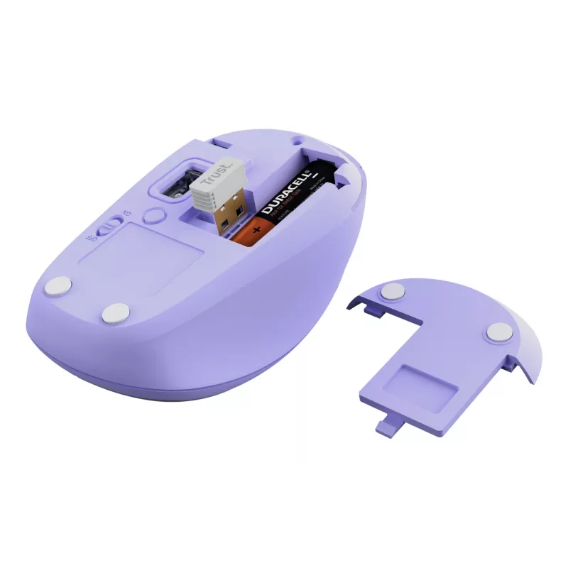 Trust Yvi+ myš univerzálna obojručná RF wireless + Bluetooth optická 1600 DPI